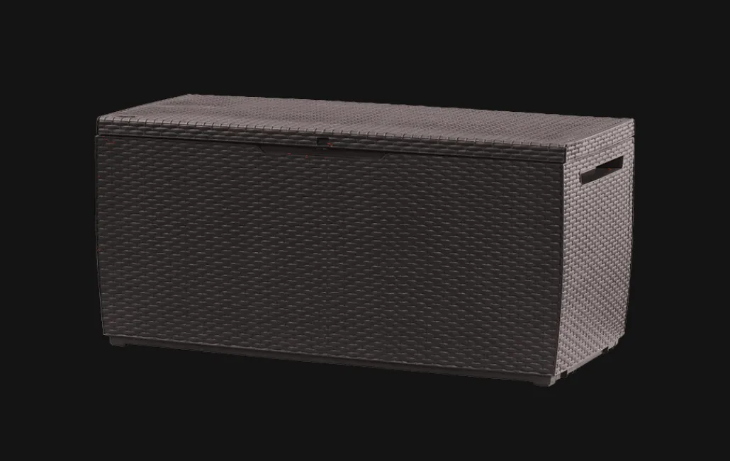 Small Deck Boxes>Keter Capri 80 Gallon Deck Box - Brown