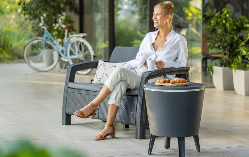 Cool Bars>Keter Classic 7.5 Gallon Cool Bar - Graphite