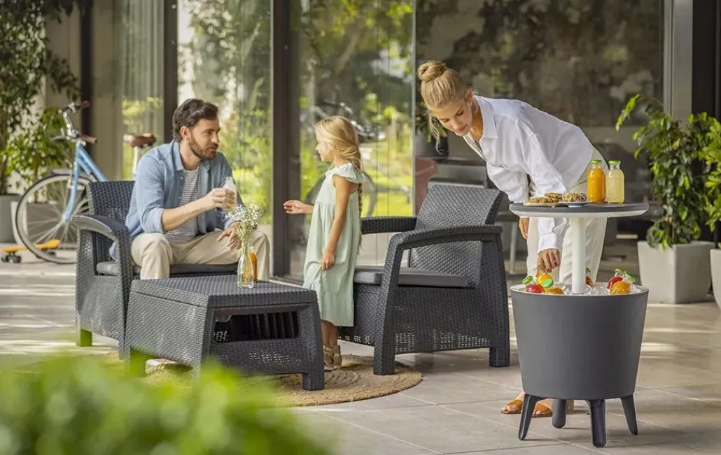 Cool Bars>Keter Classic 7.5 Gallon Cool Bar - Graphite