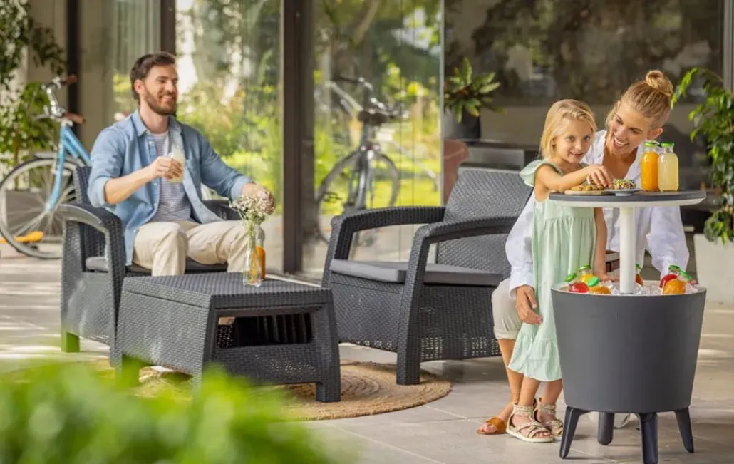 Cool Bars>Keter Classic 7.5 Gallon Cool Bar - Graphite