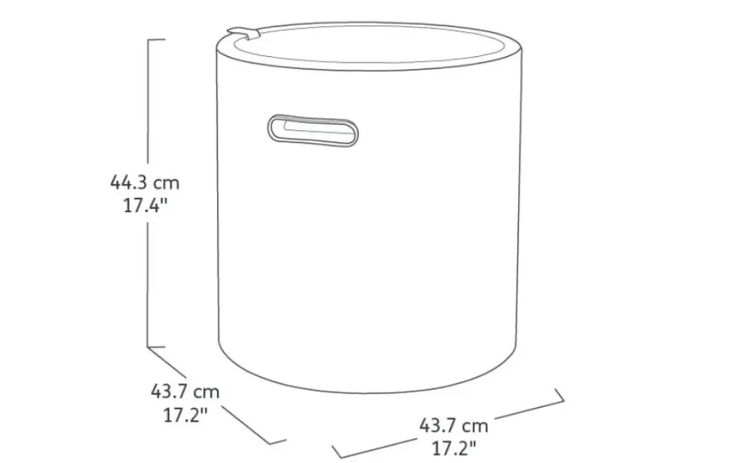 Outdoor Side Tables|Cool Bars>Keter Cooler Side Table - Cappuccino