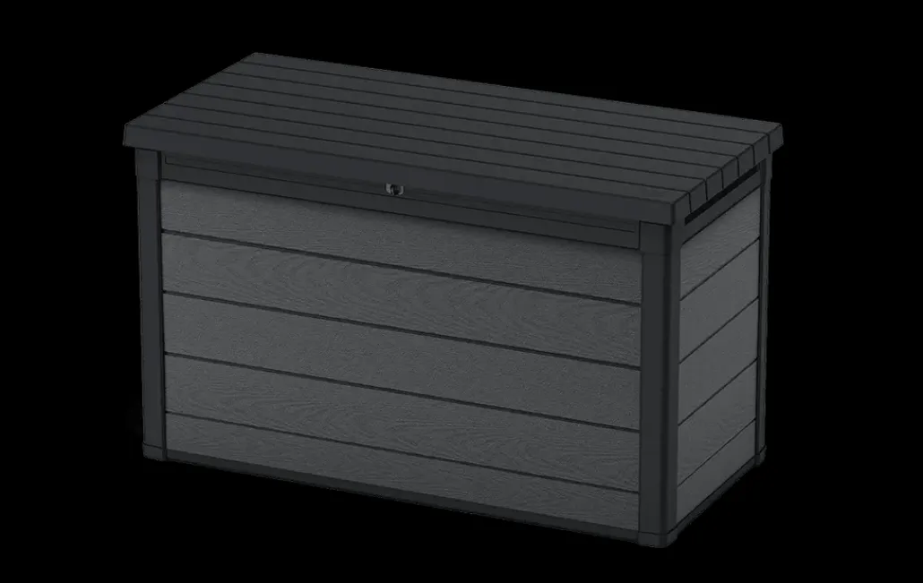 Large Deck Boxes>Keter Cortina 200 Gallon Deck Box - Graphite