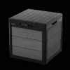 Small Deck Boxes>Keter Cortina 30 Gallon Deck Box - Graphite