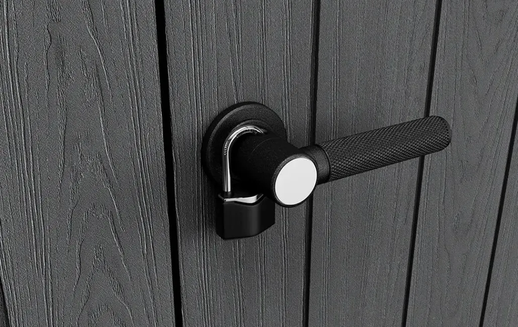 Storage Cabinets & Shelving Units|Vertical Sheds>Keter Cortina Alto Storage Shed - Graphite