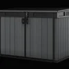 Small Sheds|Trash Can Storage Sheds>Keter Cortina Mega Storage Shed - Graphite