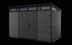 Large Sheds>Keter Cortina 11x7 Storage Shed - Graphite
