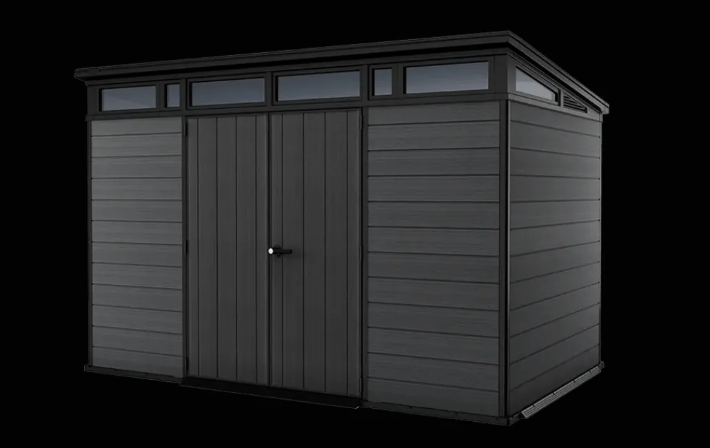 Large Sheds>Keter Cortina 11x7 Storage Shed - Graphite
