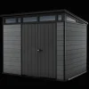Medium Sheds>Keter Cortina 9x7 Storage Shed - Graphite