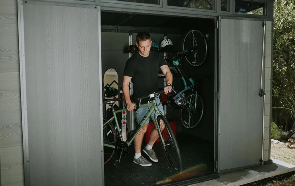 Large Sheds>Keter Cortina 11x7 Storage Shed - Green