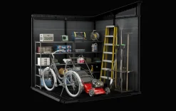 Medium Sheds>Keter Cortina 7x7 Storage Shed - Graphite