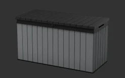 Large Deck Boxes>Keter Darwin 150 Gallon Deck Box - Graphite