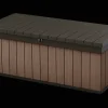 Small Deck Boxes>Keter Darwin 100 Gallon Deck Box - Brown