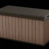 Large Deck Boxes>Keter Darwin 150 Gallon Deck Box - Brown