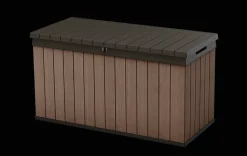 Large Deck Boxes>Keter Darwin 150 Gallon Deck Box - Brown