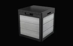 Small Deck Boxes>Keter Denali 30 Gallon Deck Box - Grey