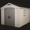 Large Sheds>Keter Factor 8x11 Storage Shed - Brown