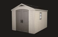 Large Sheds>Keter Factor 8x11 Storage Shed - Brown