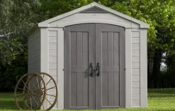 Large Sheds>Keter Factor 8x11 Storage Shed - Brown
