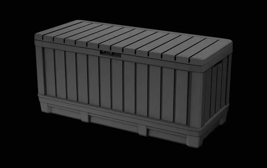 Small Deck Boxes>Keter Kentwood 92 Gallon Deck Box - Graphite