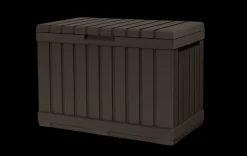 Small Deck Boxes>Keter Kentwood 50 Gallon Deck Box - Brown