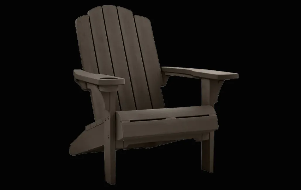 Adirondack Chairs>Keter Kiawah Adirondack Chair - Brown