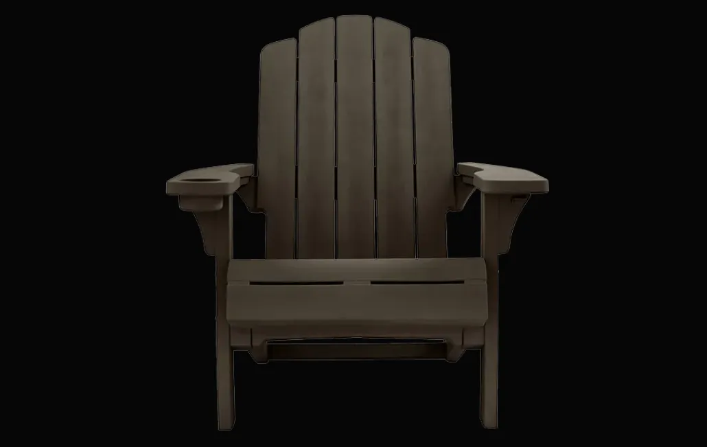 Adirondack Chairs>Keter Kiawah Adirondack Chair - Brown