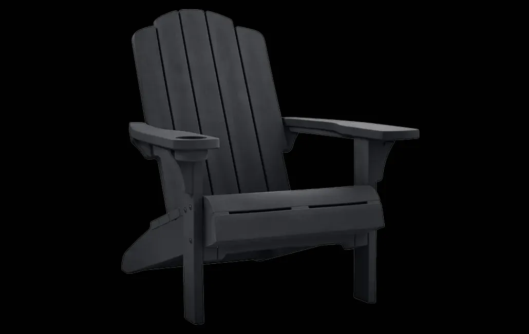 Adirondack Chairs>Keter Kiawah Adirondack Chair - Graphite