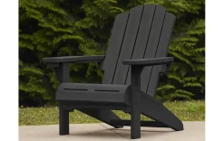 Adirondack Chairs>Keter Kiawah Adirondack Chair - Black