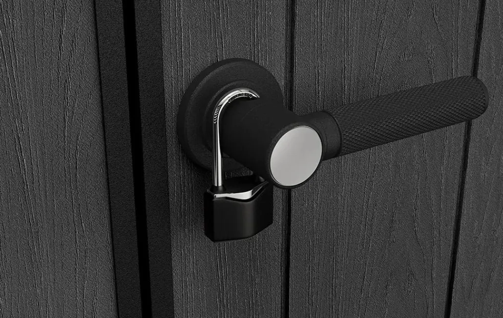 Medium Sheds>Keter Newton Plus 7.5x7 Storage Shed - Graphite