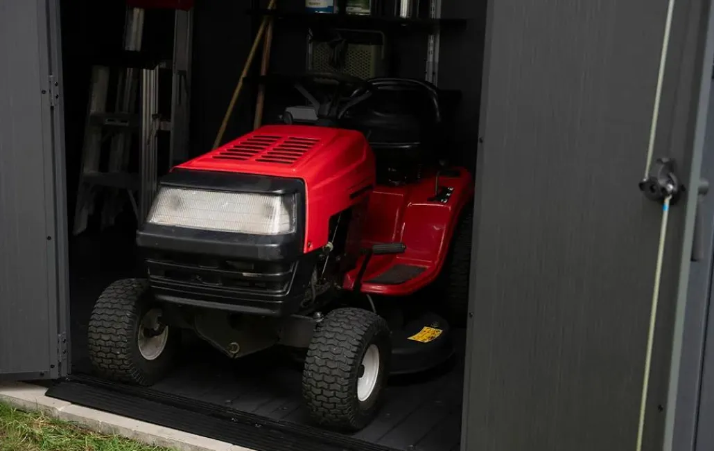 Medium Sheds>Keter Newton Plus 7.5x7 Storage Shed - Graphite