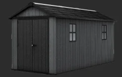 Large Sheds>Keter Newton Plus 7.5x15 Storage Shed - Graphite