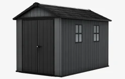 Large Sheds>Keter Newton Plus 7.5x11 Storage Shed - Graphite