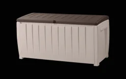 Small Deck Boxes>Keter Novel 90 Gallon Deck Box - Brown