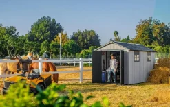 Large Sheds>Keter Oakland 7.5x13 Storage Shed - Grey