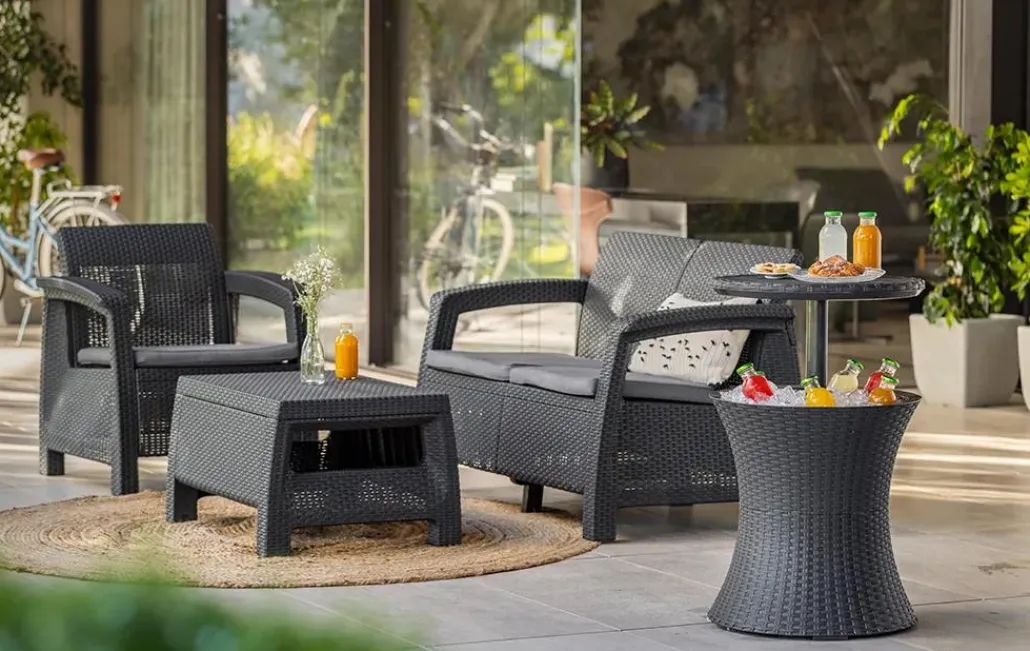 Cool Bars>Keter Pacific 7.5 Gallon Cool Bar - Graphite