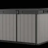Trash Can Storage Sheds|Horizontal Sheds>Keter Premier Jumbo Storage Shed - Grey