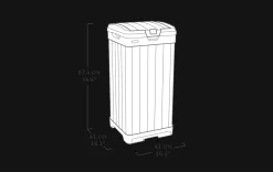 Trash Can Storage Sheds|Outdoor Trash Cans><noscript><img width=