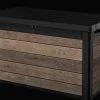 Small Deck Boxes>Keter Signature 100 Gallon Deck Box - Walnut Brown