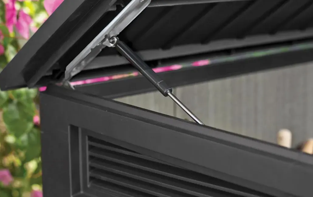 Trash Can Storage Sheds|Horizontal Sheds>Keter Signature Horizontal Storage Shed - Walnut Brown