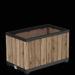 Planters>Keter Signature Rectangular Planter - Pine Brown