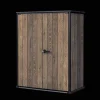 Small Sheds|Storage Cabinets & Shelving Units>Keter Signature Vertical Storage Shed - Walnut Brown