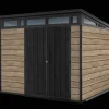 Medium Sheds>Keter Signature 9x7 Storage Shed - Ashwood Brown