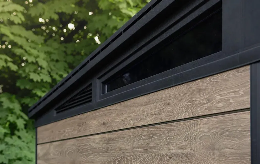 Medium Sheds>Keter Signature 9x7 Storage Shed - Ashwood Brown