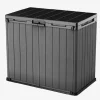 Trash Can Storage Sheds|Horizontal Sheds>Keter Store-It-Out Darwin Storage Shed - Graphite