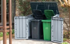 Trash Can Storage Sheds|Horizontal Sheds>Keter Store-It-Out Prime Storage Shed - Graphite