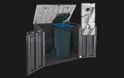 Trash Can Storage Sheds|Horizontal Sheds><noscript><img width=