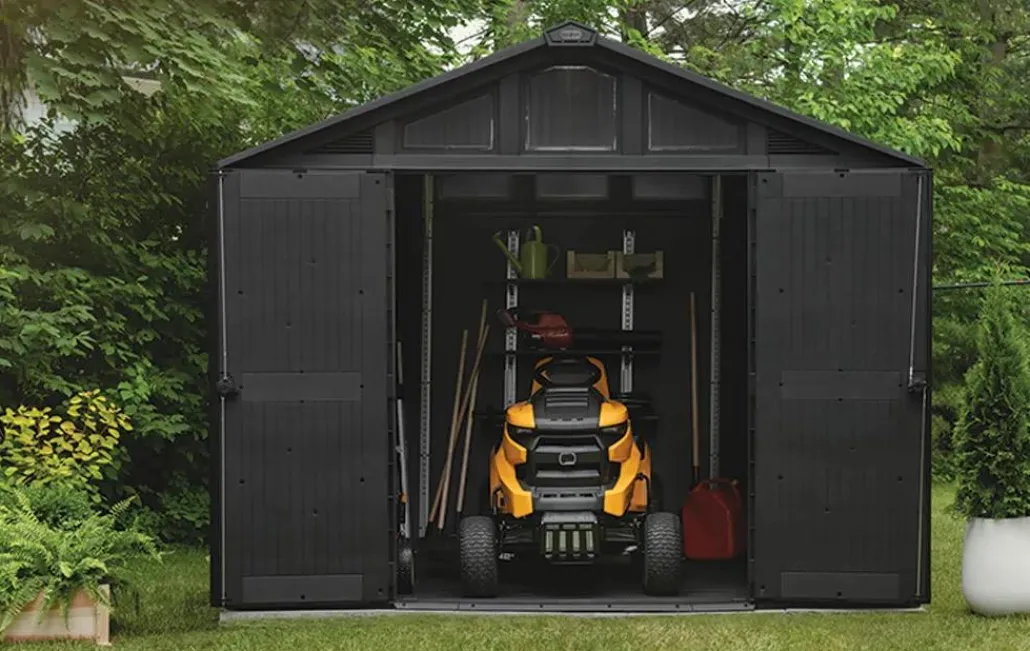 Large Sheds>Keter Stronghold 10x8 Storage Shed - Graphite
