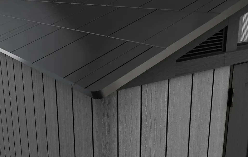 Large Sheds>Keter Stronghold 10x8 Storage Shed - Graphite